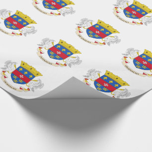 Papier Cadeau Drapeau de Saint-Barthélemy
