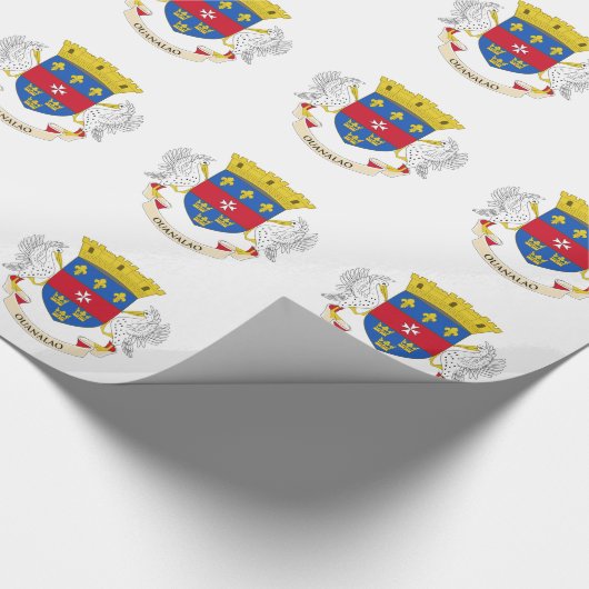 Papier Cadeau Drapeau de Saint-Barthélemy (Coin)