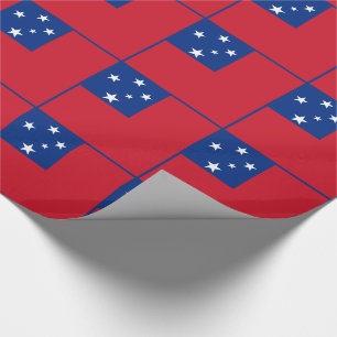 Papier Cadeau Drapeau de Samoa