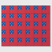 Papier Cadeau Drapeau de Samoa (Plat)