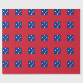 Papier Cadeau Drapeau de Samoa (Plat)