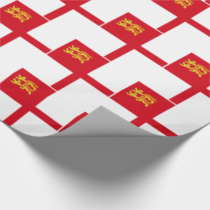 Papier Cadeau Drapeau de Sercq