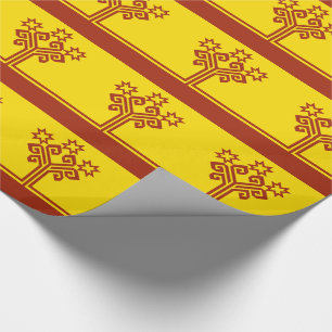 Papier Cadeau Drapeau de Tchouvachie