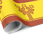 Papier Cadeau Drapeau de Tchouvachie (Coin rond)