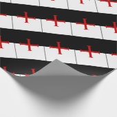 Papier Cadeau Drapeau de Templar de chevaliers (Coin)