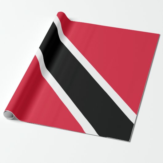 Papier Cadeau Drapeau de Trinité-et-Tobago (Déroulé)