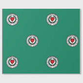 Papier Cadeau Drapeau de Worcester, Massachusetts  (Plat)