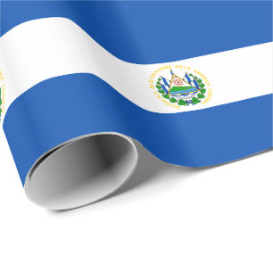 Papier Cadeau Drapeau d'El Salvador