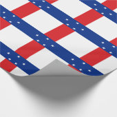 Papier Cadeau Drapeau des Antilles Pays-Bas (Coin)