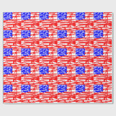 Papier Cadeau Drapeau Des Armes 2e Amendement (Plat)