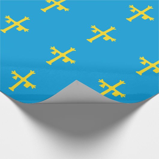 Papier Cadeau Drapeau des Asturies (Coin)