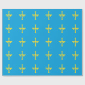 Papier Cadeau Drapeau des Asturies (Plat)