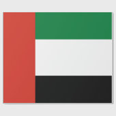 Papier Cadeau Drapeau des Émirats arabes unis (Plat)