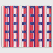 Papier Cadeau Drapeau des Etats-Unis (Plat)