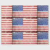 Papier Cadeau Drapeau des Etats-Unis (Plat)