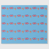Papier Cadeau Drapeau des Fidji (Plat)