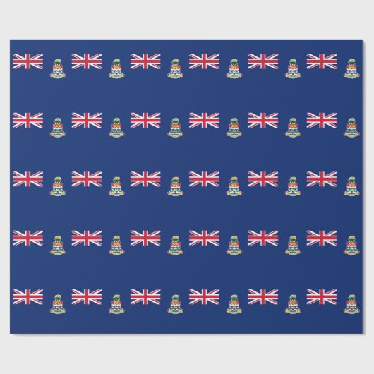 Papier Cadeau Drapeau des îles Caïmans (Plat)