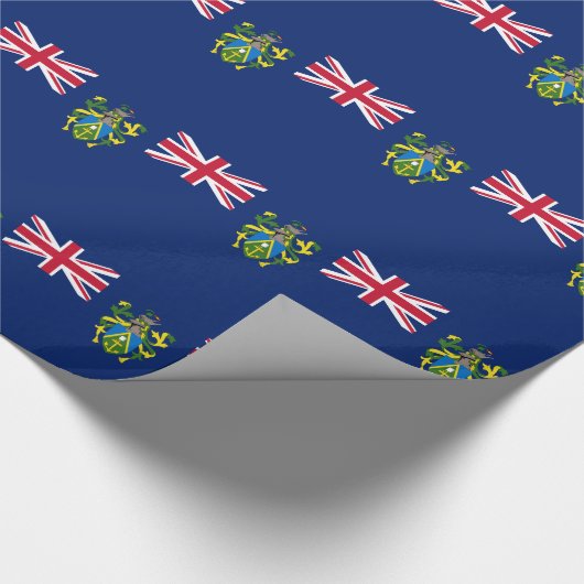 Papier Cadeau Drapeau des îles Pitcairn (Coin)