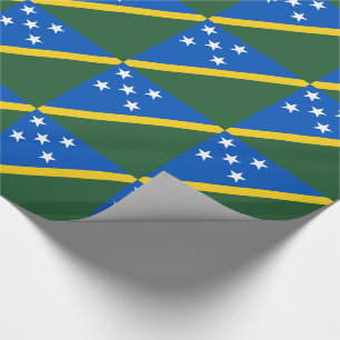 Papier Cadeau Drapeau des Îles Salomon