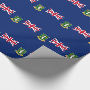Papier Cadeau Drapeau des îles Vierges britanniques