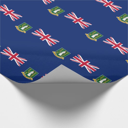 Papier Cadeau Drapeau des îles Vierges britanniques (Coin)