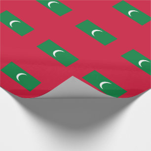 Papier Cadeau Drapeau des Maldives