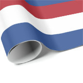 Papier Cadeau Drapeau des Pays-Bas (Coin rond)