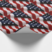 PAPIER CADEAU DRAPEAU DES USA (Coin)
