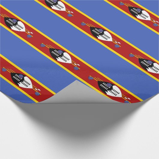 Papier Cadeau Drapeau d'Eswatini (Coin)