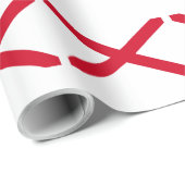 Papier Cadeau Drapeau d'État de l'Alabama (Coin rond)