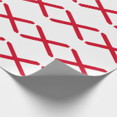 Papier Cadeau Drapeau d'État de l'Alabama (Coin)