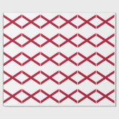 Papier Cadeau Drapeau d'État de l'Alabama (Plat)