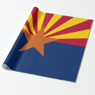 Papier Cadeau Drapeau d'État de l'Arizona