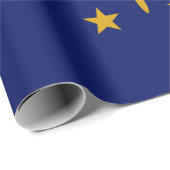 Papier Cadeau Drapeau d'État de l'Indiana (Coin rond)