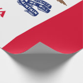 Papier Cadeau Drapeau d'État de l'Iowa (Coin)