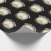 PAPIER CADEAU DRAPEAU D'ÉTAT DE L'OCÉAN DE L'ÎLE RHODE (Coin)