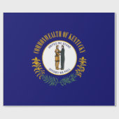 Papier Cadeau Drapeau d'État du Kentucky (Plat)
