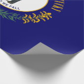 Papier Cadeau Drapeau d'État du Kentucky (Coin)