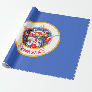 Papier Cadeau Drapeau d'État du Minnesota