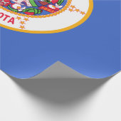 Papier Cadeau Drapeau d'État du Minnesota (Coin)
