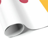 Papier Cadeau Drapeau d'état dynamique du Maryland (Coin rond)