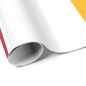 Papier Cadeau Drapeau d'état dynamique du Maryland (Coin rond)