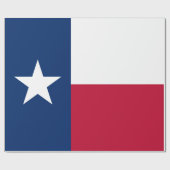 Papier Cadeau Drapeau d'État texan (Texas) (Plat)