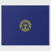 Papier Cadeau Drapeau d'Evansville (Indiana) (Plat)