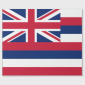 Papier Cadeau Drapeau d'Hawaï (État des États-Unis) (Plat)
