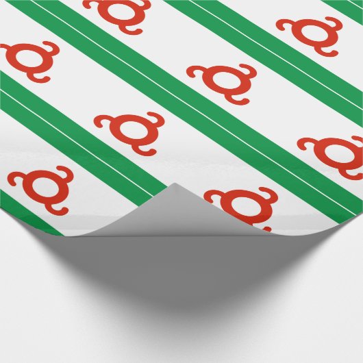 Papier Cadeau Drapeau d'Ingouchie (Coin)