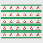Papier Cadeau Drapeau d'Ingushetia (Plat)