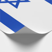 Papier Cadeau Drapeau d'Israël (Coin)
