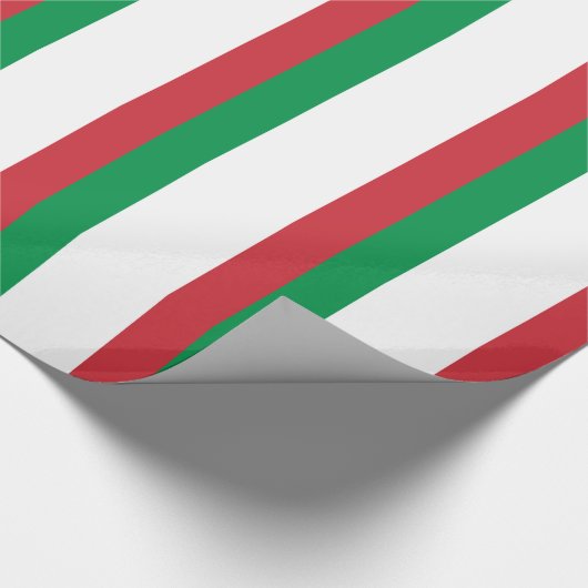 Papier Cadeau Drapeau d'Italie (Coin)