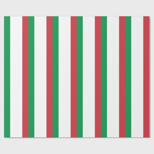 Papier Cadeau Drapeau d'Italie (Plat)
